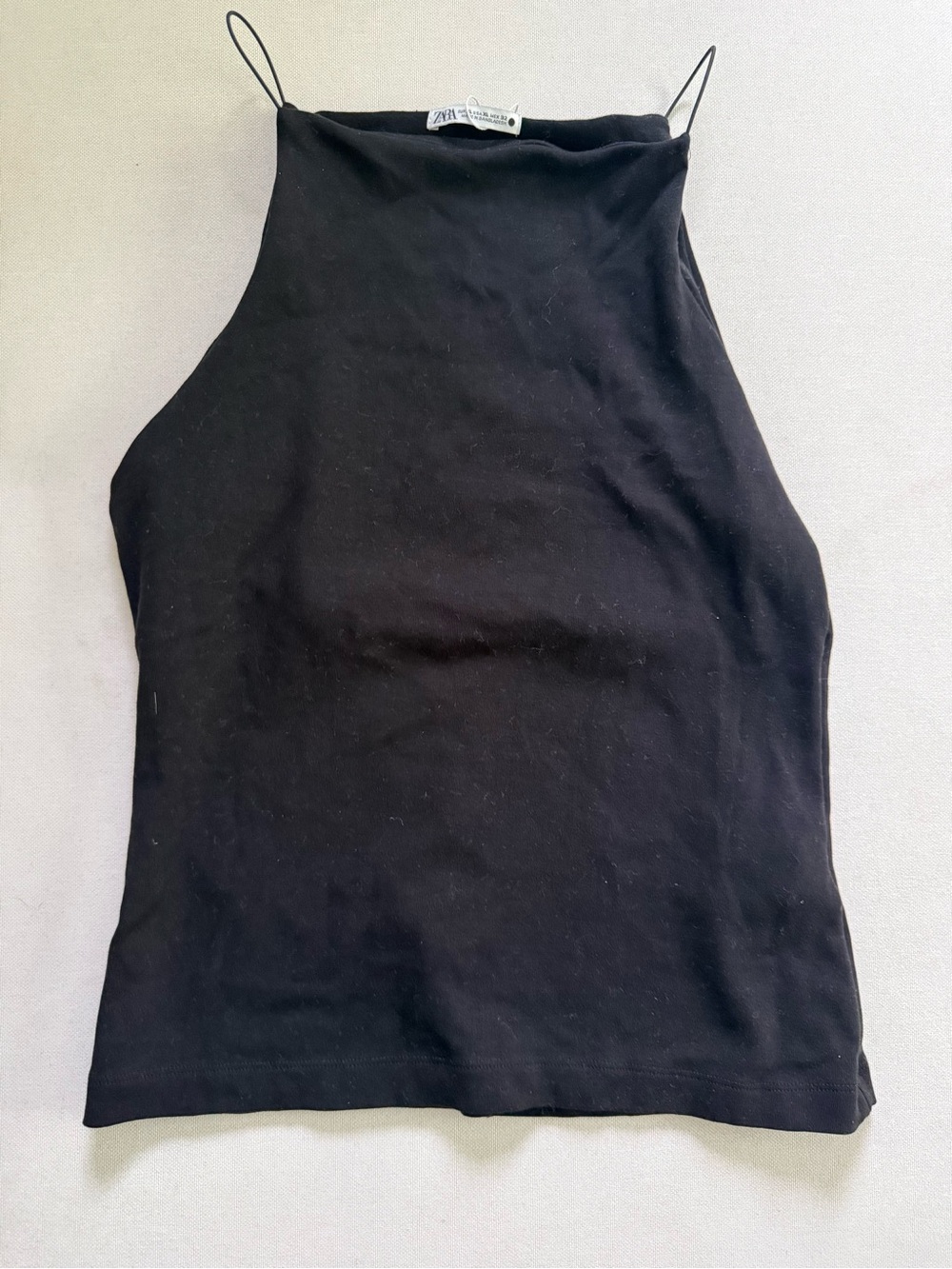 Zara Black High-Neck Camisole